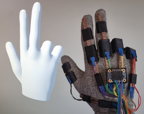 A high-accuracy, low-budget Sensor Glove for Trajectory Model Learning