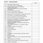 Screenshot zeigt Checkliste der Bachelorabeit für den Betreuer.